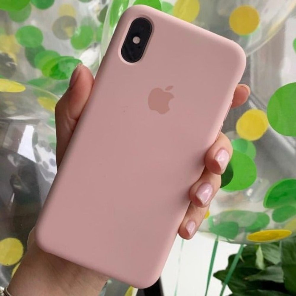 iPhone X XS Pink Sand Case Cover